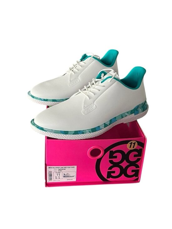 G/Fore Gallivan2r Camo Welt Men\'s Golf Shoes Blue Teal Green Size 11 GMF000060 main image 7